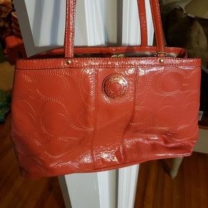 Genuine Patent Leather Coach Purse